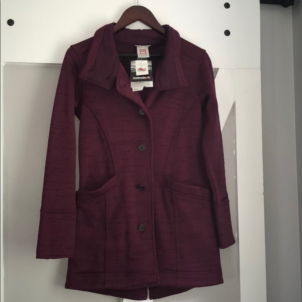 COPY - Avalanche Plum long coat